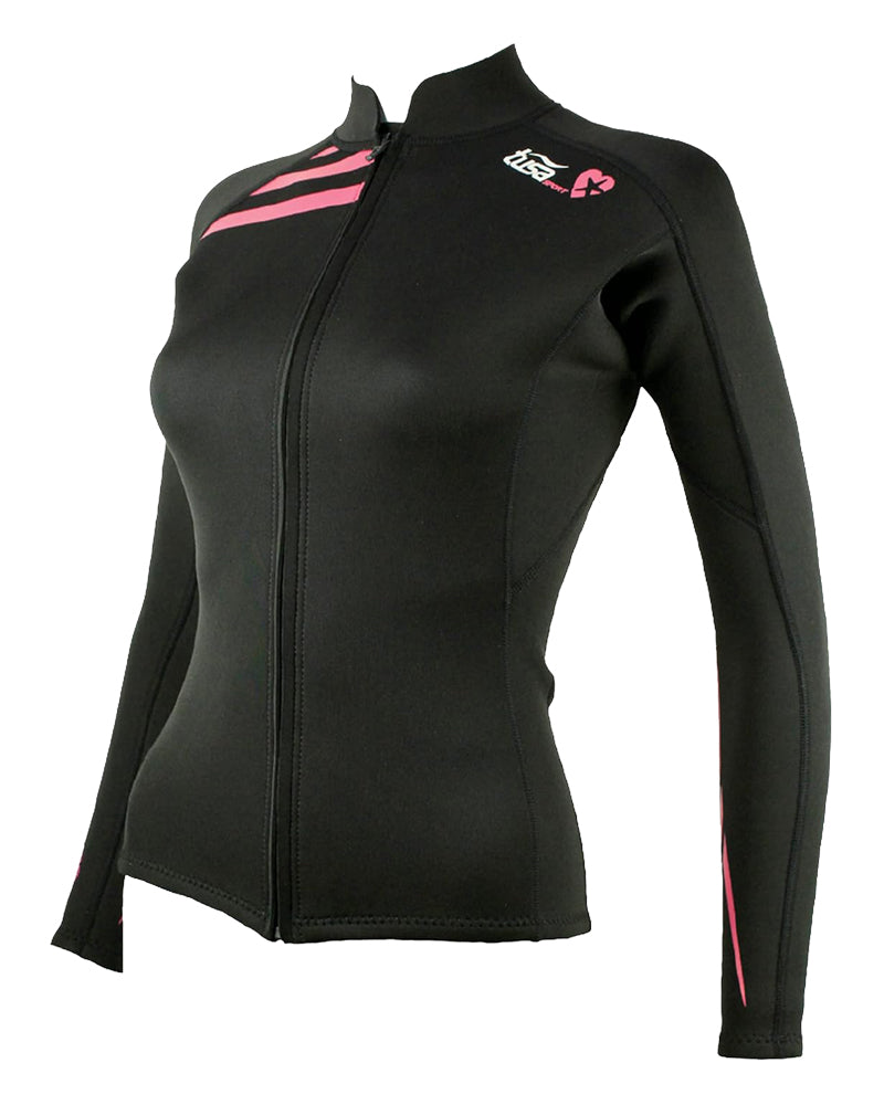 UA-5122 2mm Women's Full Zip Long Sleeve