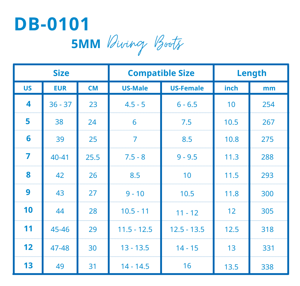DB-0101 Imprex 5mm Boots