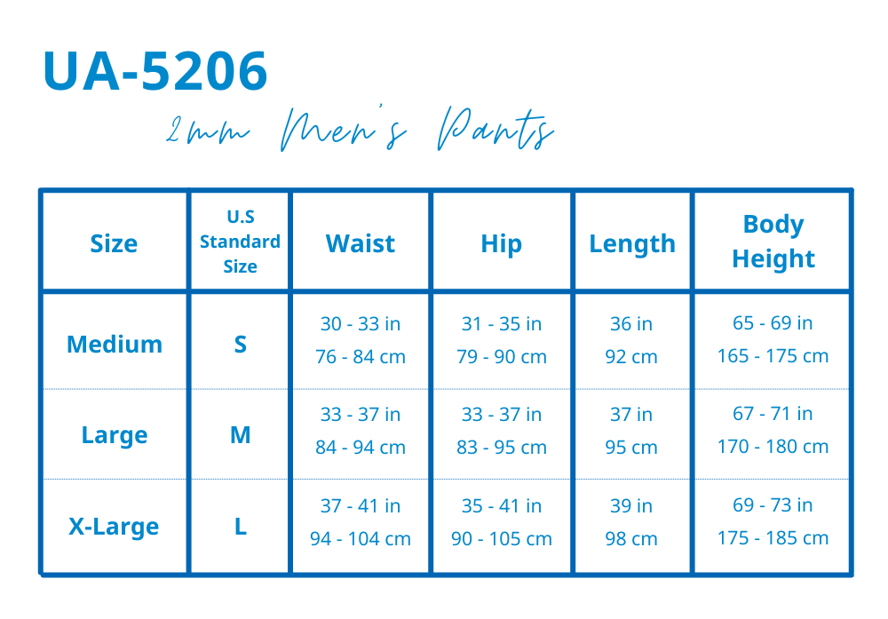 UA-5206 2mm Men's Pants