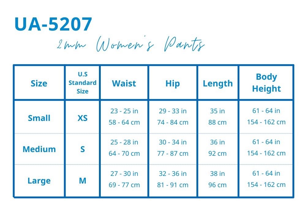 UA-5207 2mm Women's Pants