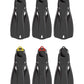 Travel Right Fins With Color heel Grip